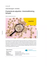 El presente de subjuntivo - Grammatiktraining kompakt - Spanisch