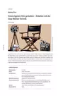 Einen eigenen Film gestalten - Arbeiten mit der Stop-Motion-Technik - Kunst/Werken