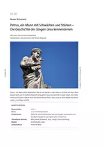 Petrus, ein Mann mit Schwächen und Stärken - Die Geschichte des Jüngers Jesu kennenlernen - Religion