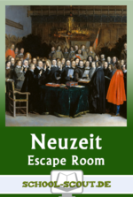 Escape Room - Neuzeit - Religiöse Konflikte und wirtschaftliche Entwicklungen - Alles bereit zum Edubreakout! - Geschichte