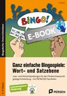 Ganz einfache Bingospiele: Wort- und Satzebene - Lese- und Wortschatzübungen für den Förderschwerpunkt geistige Entwicklung - mit METACOM-Symbolen (4. bis 9. Klasse) - Deutsch