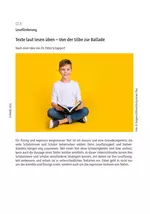 Texte laut lesen üben - Von der Silbe zur Ballade - Deutsch