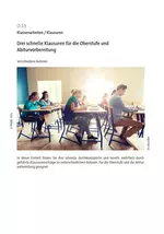 Drei schnelle Klausuren für die Oberstufe und Abiturvorbereitung - Klausuren Mathematik - Latein