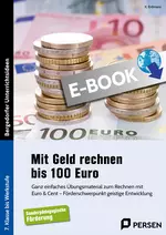 Mit Geld rechnen bis 100 Euro - Ganz einfaches Übungsmaterial zum Rechnen mit Euro & Cent - Förderschwerpunkt geistige Entwicklung - Mathematik