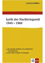 Lektürehilfen - Lyrik der Nachkriegszeit 1945 - 1960 -  - Deutsch
