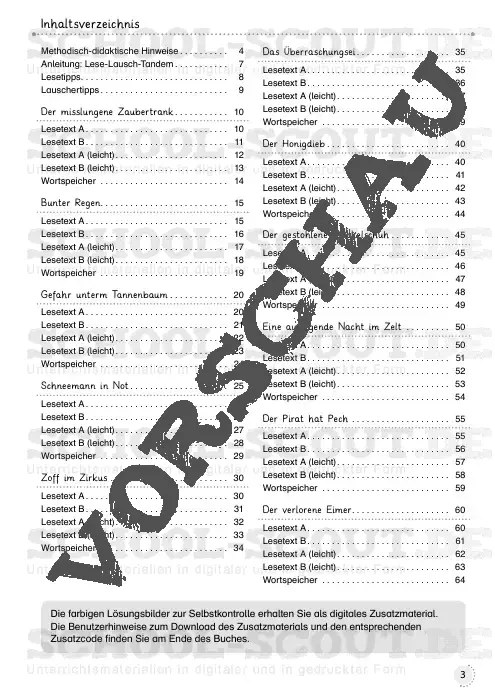 Lese-Lausch-Tandemgeschichten - Klasse 1/2 - Lese- & Zuhörkompetenz differenziert fördern durch gemeinsames Lesen und aktives Zuhören - Deutsch